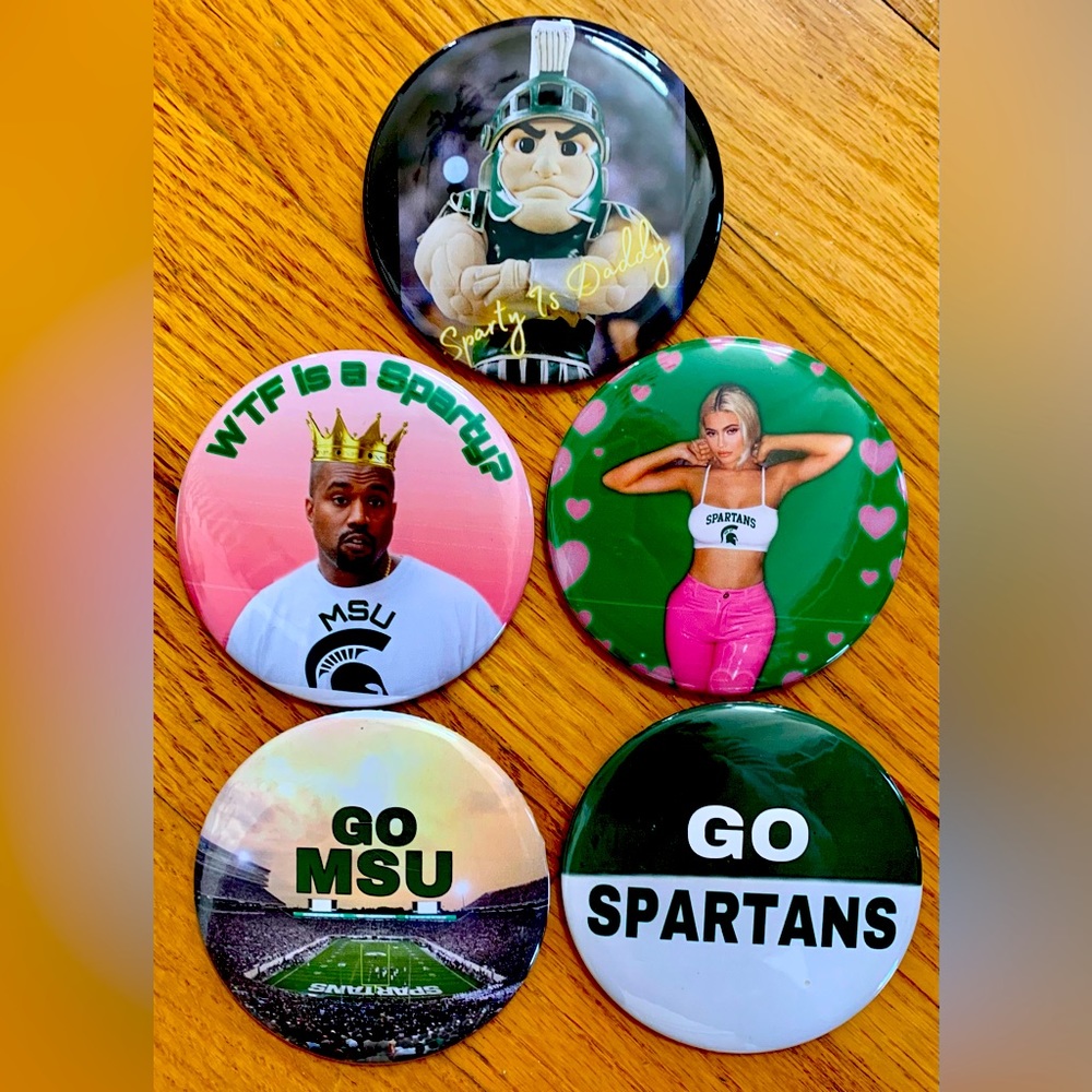 Michigan State University Spartans Game Day Pins